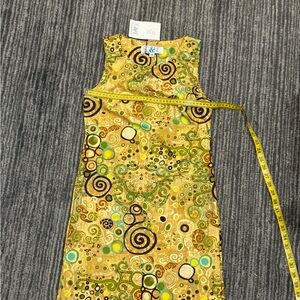Vibrant Patterned Sleeveless Dress